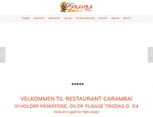 Tablet Screenshot of caramba.dk