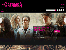 Tablet Screenshot of caramba.fr
